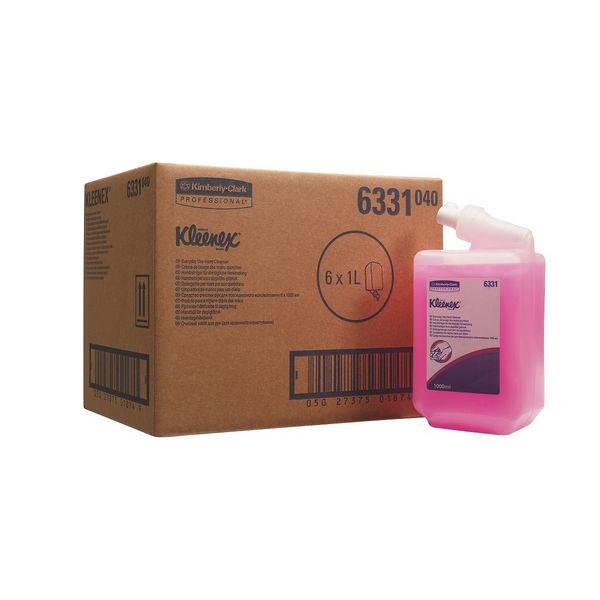 Kimberly-Clark KIMCARE General Ultra Waschlotion pink pafürmiert 6 Nachfüllpackungen à 1 L, 6 x 1 l/Pack
