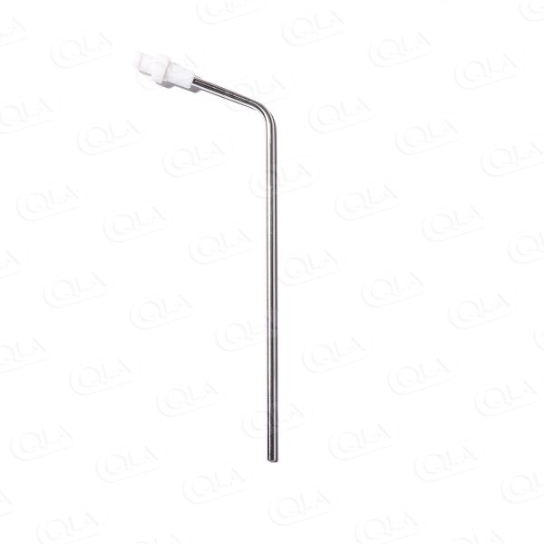 QLA 4.75 inch (120mm) Bent 316 SS 1/8 inch (3.2mm) OD Cannula with Kynar Luer Lock, Low Cost alternative
