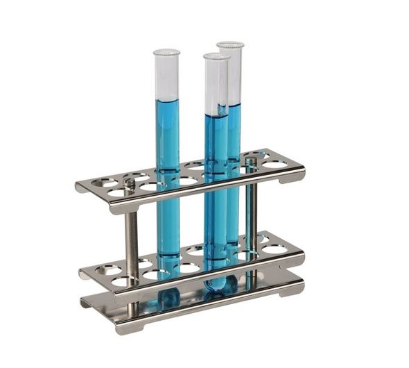 Bochem Reagenzglasgestell 18/10 Stahl, demontierbar, 2x12