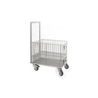 Product Image of Transport cart for transport baskets 18/10 Steel, 603x403x950mm