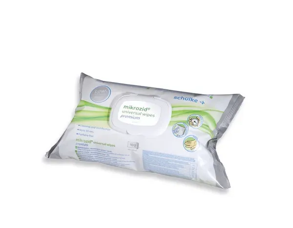Brand GmbH & Co. KG Mikrozid Universal Wipes Premium, surface disinfectant wipes, 6 x 100 wipes/PAK