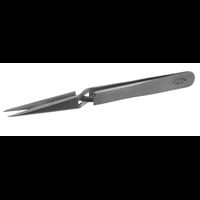 Precision tweezer, 18/10 steel, extra sharp, self-clamping, L = 120 mm