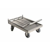 Product Image of Laboratory cart 4, 18/10 steel, collapsible, LxWxH=785x450x850mm