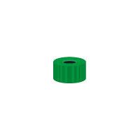 Product Image of N 9 PP screw cap, green, center hole pack of 100