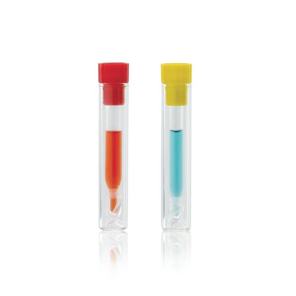 DWK Wheaton 0,150 ml Mikroeinsatz, Glas, mit Feder unten, 5 x 29 mm, 100 St/Pkg