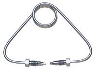 Vici Valco Probenschleife 20 ml, UW-Typ Valve, 1/8" Ende, mit Nut und Ferrule, 316 Edelstahl