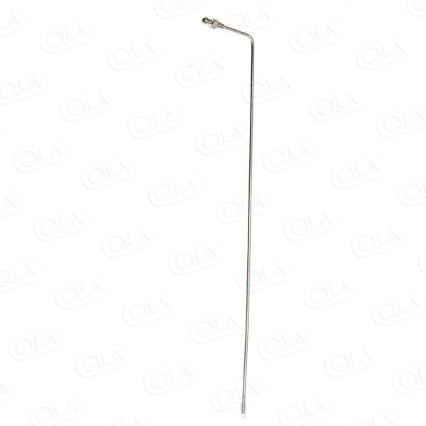QLA Cannula, 316 SS, 15’’ (380mm) Bent, with SS Luer Lock, with Tygon Tubing for QLA “01” style filters