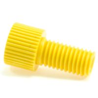 Product Image of Tubing Connector Fittings Low pressure, Delrin FF Yellow, 1/83TRU, ARE-Applied Research brand, 10 pc/PAK