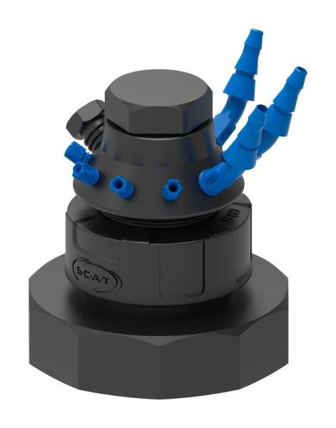 SCAT Safety Waste Cap LISA, V3.0, S90, PTFE-EL, including blind Plug