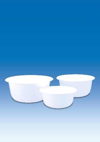 Vitlab Schüssel, PP, weiß, rund, Ø 400 mm, 13,4 l, 3 St/Pkg