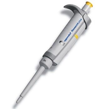 Eppendorf EP Research plus, single-channel, fixed, 25 μl, yellow