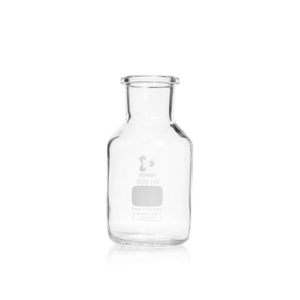 Duran Group Wide neck bottle, clear glass, 500 ml, ungrounded, 10 pc/PAK