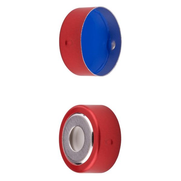 Microsolv Headspace Cap red, magnetic, 20 mm, with Sil/PTFE septa, SPME-Style, Thick, 100 pc/PAK