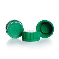Product Image of Schraubverschlusskappe GL 45, grün mit Lippendichtung, 10 St/Pkg