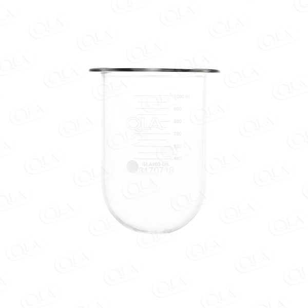 QLA 1000mL Clear Glass Vessel for Distek, No Ring, Serialized