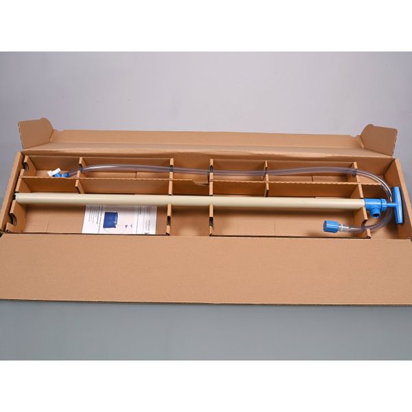Bürkle Fasspumpe PP mit Auslaufschlauch und Hahn, 100 cm, alte Artikelnr. 5600-01002