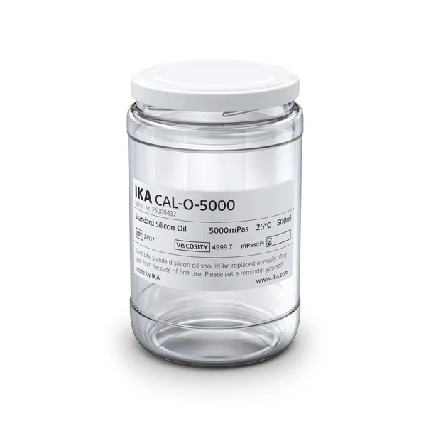 IKA Standard Silikonöl, 5000 mPas, 25°C, 500 ml, CAL-O-5000