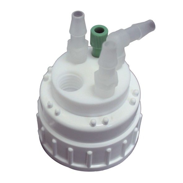 A.I.T. France Smart Waste Caps für Nalgene, 1 Eingang 1/8, 3 Anschlussstutzen 8mm, und Hals B53