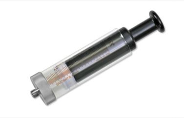 Hamilton 25 ml, Modell 1025 BFP Spritze, 5/16''-28 Gewinde, ML 600 Instrumenten-Spritze, max. Druck 100 psig (6.9 bar), max. Temperatur 80°C / 176°F