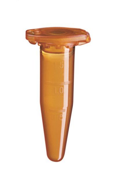Eppendorf Röhrchen, Safe Lock, PP, 1,5 ml, braun, 1000 St/Pkg