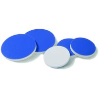 Product Image of 8mm Blue Faced White Silicone Septa, 100 pc/PAK