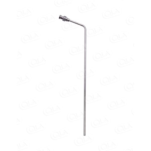 QLA 8.50” (216mm) Bent 316 SS 1/8” (3.2mm) OD Cannula with SS Luer Lock, used for 2000 ml sampling