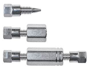Vici Valco Intern Reduzierstück 1/16'' zu 360 μm, 0,38 mm Bohrung, 316 Edelstahl, für Metall Schlauch