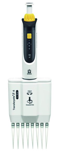 Brand GmbH & Co. KG Transferpette S -8, adjustable, 5 - 50 μl, M8-50, DE-M