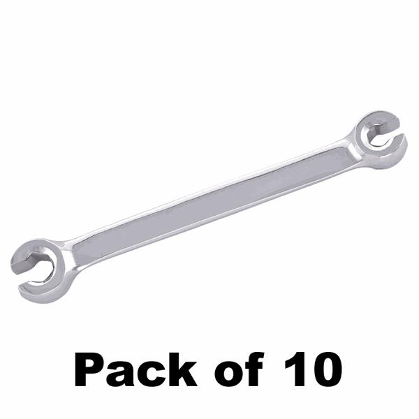 Applied Research Europe Wrench, 6 mm x 8 mm, Open Ended. Flare Nut. ARE-Applied Research Brand, 10 pc/PAK