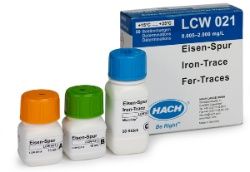 Hach Lange FerroZine Iron trace pipette test, 50 tests, MR 0.05 - 2.0 mg/l in 13 mm cuvettes