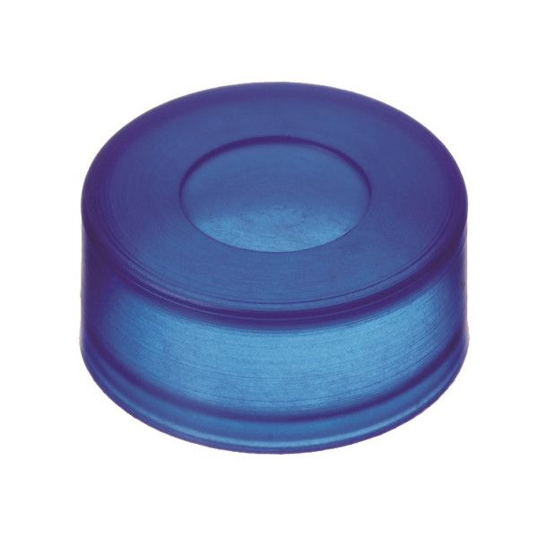 Altmann Analytik 11 mm PE Push On Kappe, transparent, mit verdünnter Durchstichstelle, 1000 St/Pkg
