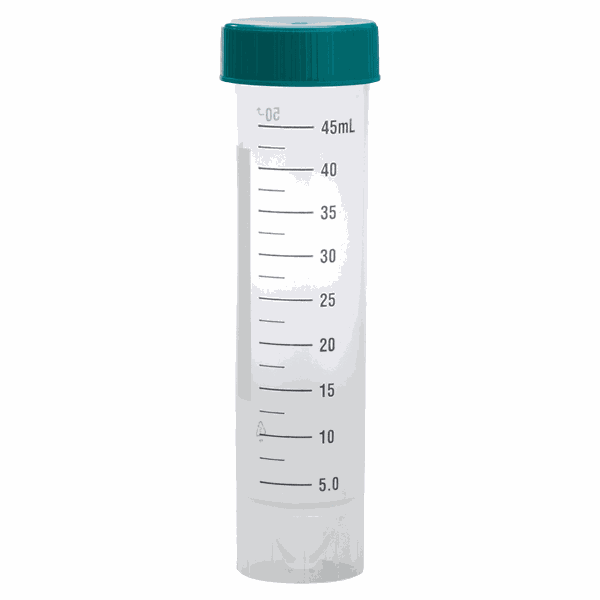 PerkinElmer Konische PerformR Standröhrchen mit Stopfen, Bulk, 51 mL, 500 St/Pkg