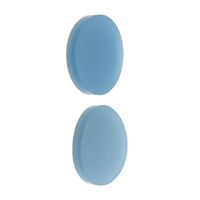Product Image of Septa, 20mm, Headspace, Blue Silicone Rubber completely laminated with Transparent PTFE, for 20mm Crimp Caps, MicroSolv Brand, 1000 pc/PAK