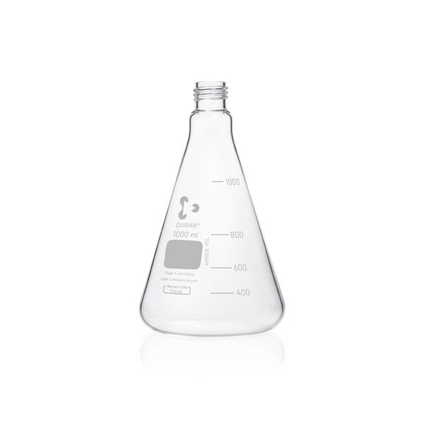 Duran Group Erlenmeyer flask/DURAN, 1000 ml, with graduation, 10 pc/PAK