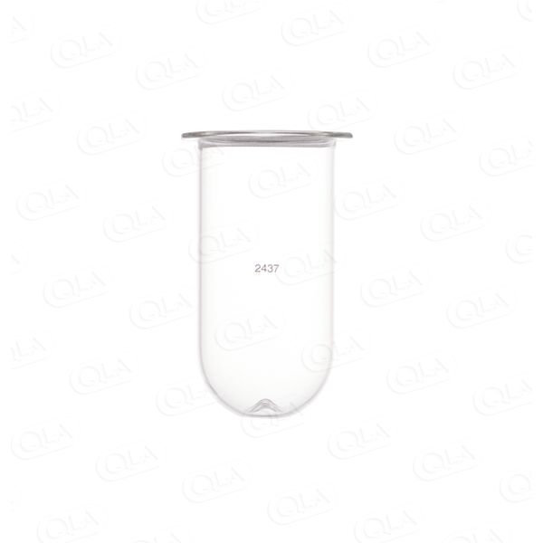 QLA 250 ml Clear Glass Apex Vessel for Hanson Chinese Pharmacopeia Small Volume Adapter for Hanson Vision Baths, Serialized