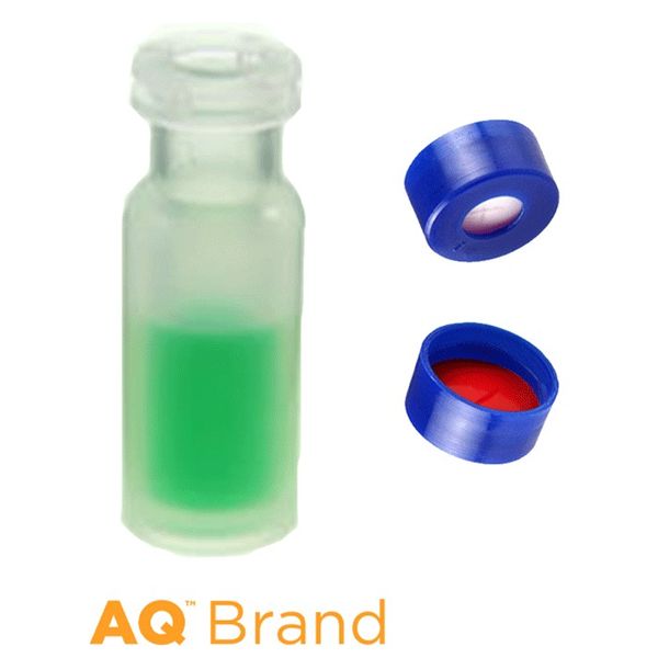 Microsolv EPP 700 μl FI Vial, PP clear, Snap Cap blue with Sil/PTFE Septa slit, for LCMS, 100 pc/PAK