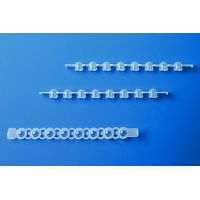 Product Image of pcR cap Strips of 8, clear domed f.781377/-78, 25 bags of 12 Strips