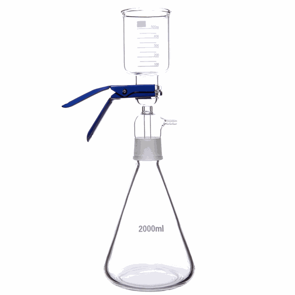 Microsolv Mobile Phase Filter Degasser Assembly, Glass, 500 ml Reservoir, 2L Flask, Complete. BASIK Brand