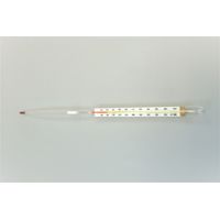 Product Image of Industrial Thermometer, straight stem, 0+200 / 2°C, red special Liquid, Immersion Depth 193 mm