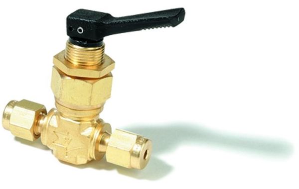 Supelco Swagelok 0Gs2-A, Kipphebelventil aus Messing 1/8x1/8A