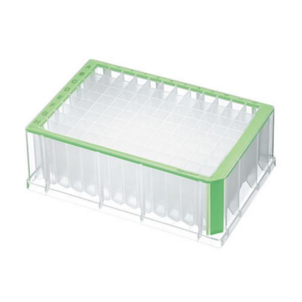 Eppendorf Deepwell plate 96/2000μl, sterile, gree 20 pcs.