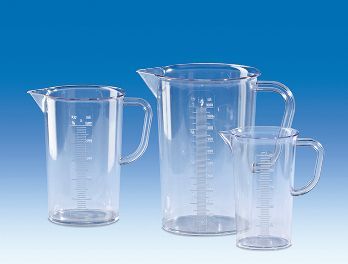 Vitlab Messbecher, SAN, erhabene Skala, 250 ml, 12 St/Pkg