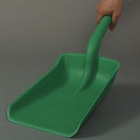 Product Image of Filling scoop industry, PP green, WxDxL 17x23x36cm