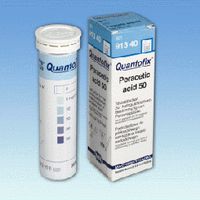 Teststäbchen QUANTOFIX Peressigsäure 50 CE, 0-5-10-20-30-50 mg/l PES
