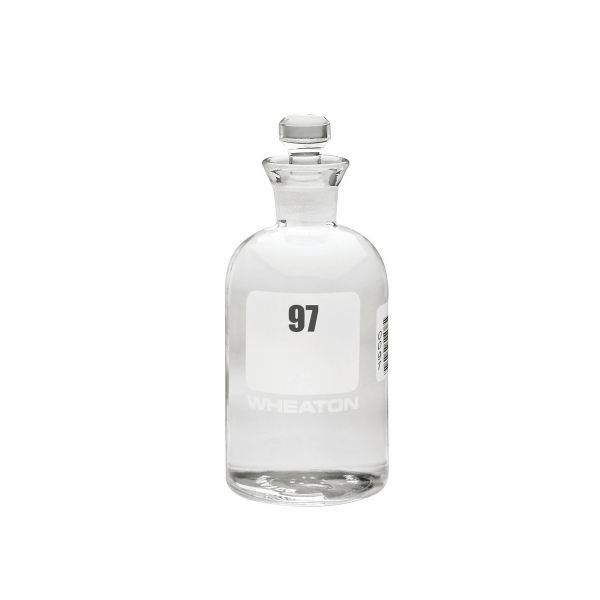 DWK Wheaton BSB-Flasche, 300ml, ''Robotic''-Stopfen, von 97-120 nummeriert, 69 x 165 mm, 24 St/Pkg