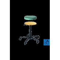 Product Image of Swivel stool seat imitation leather, castors swivel, seat height adjustment, PU foam