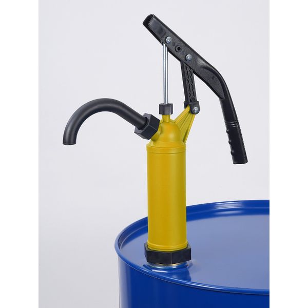 Bürkle Hebelpumpe, gelb, Kolbenstange Edelstahl