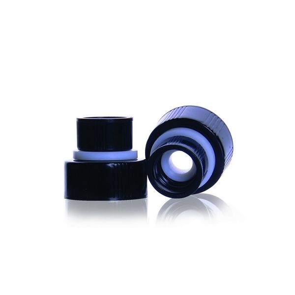 DWK Wheaton Adapter 13-425 to 22-400, black PF, 6 pc/PAK