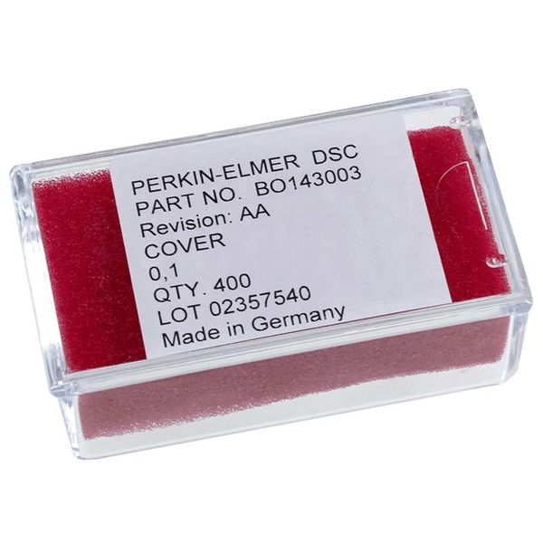 PerkinElmer Autosampler-Aluminium-Probenabdeckungen (Schalen nicht enthalten), 0,1 mm, 400/PAK