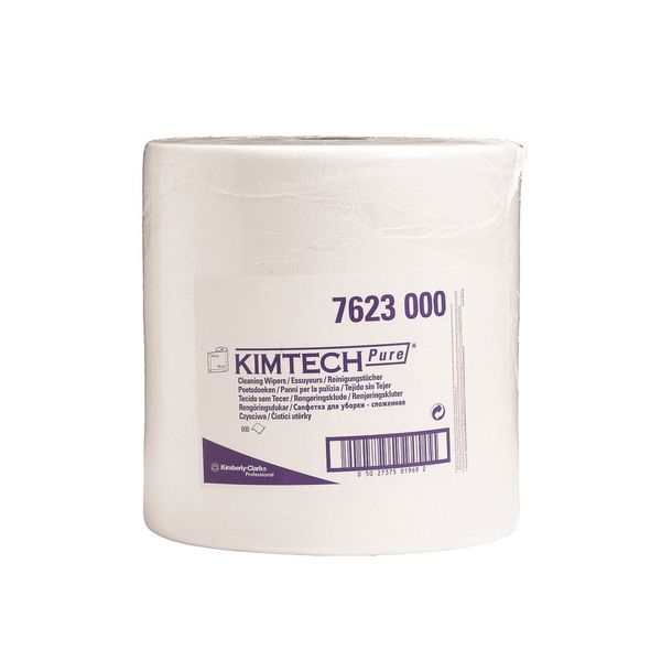 Kimberly-Clark KIMTECH PURE Spezialwischtücher Farbe: Weiß Lagen: 1 Größe: 38,00cm x 34,00cm